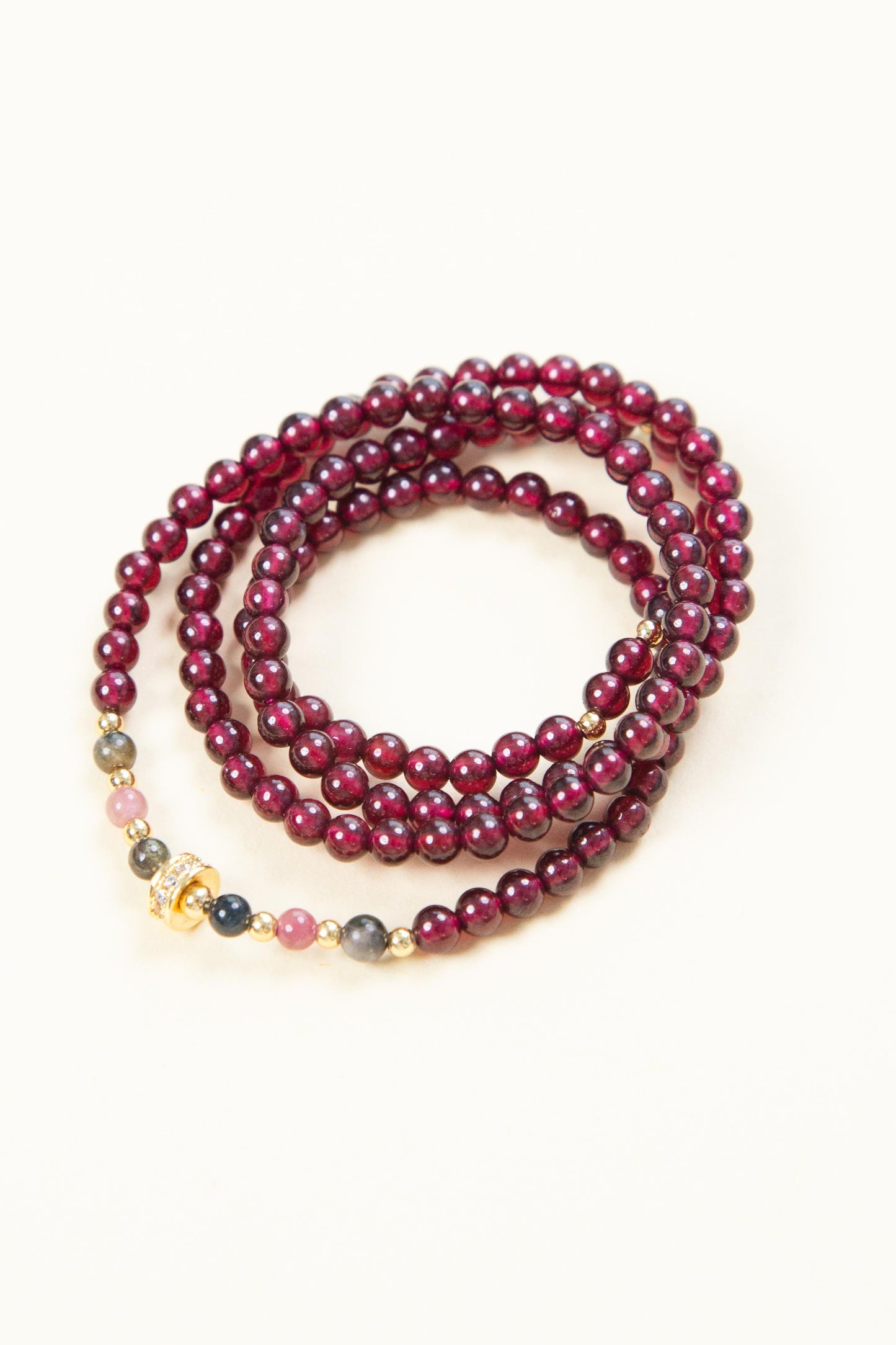 Garnet & Tourmaline Healing Bracelet