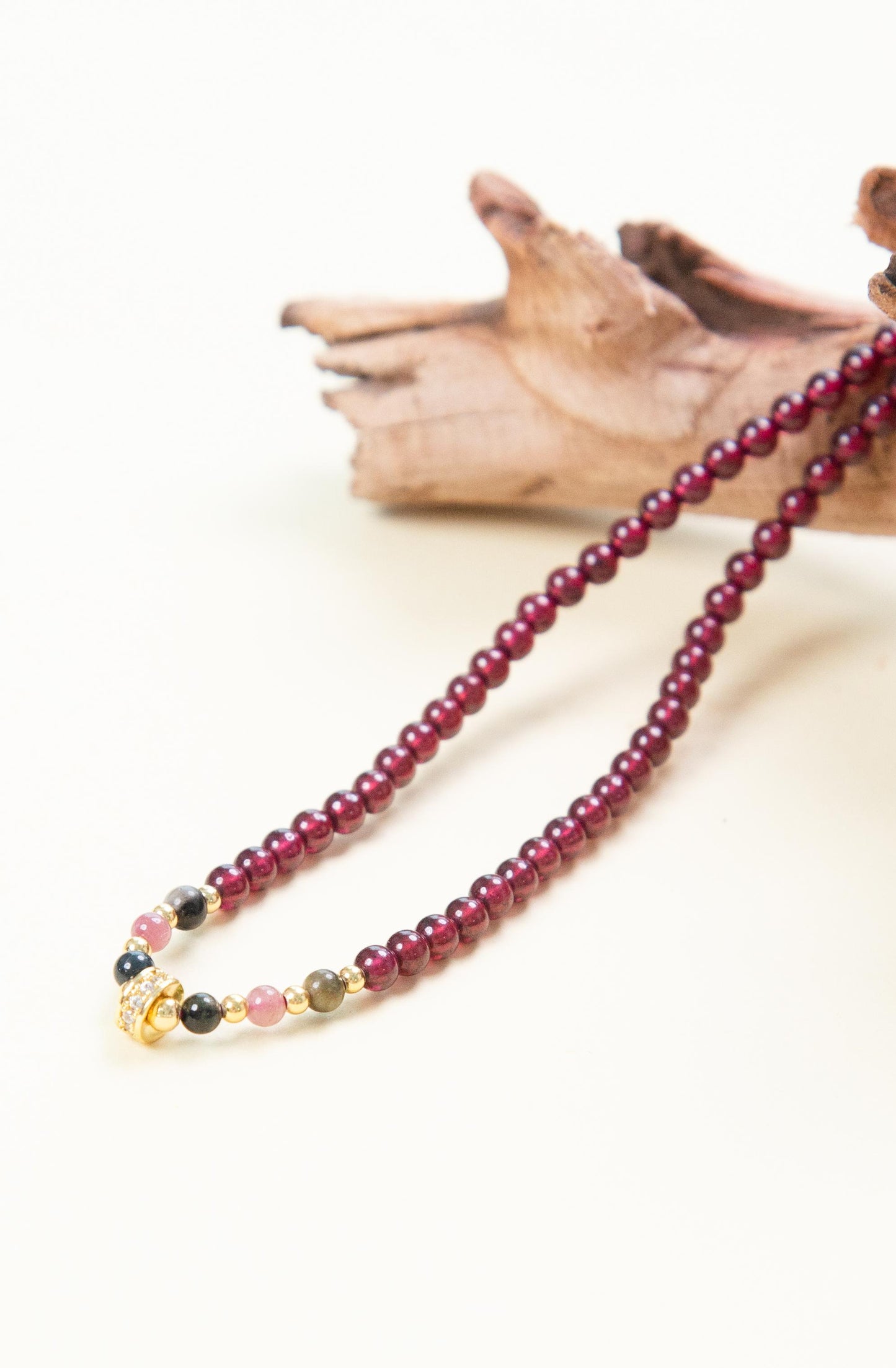 Garnet & Tourmaline Healing Bracelet
