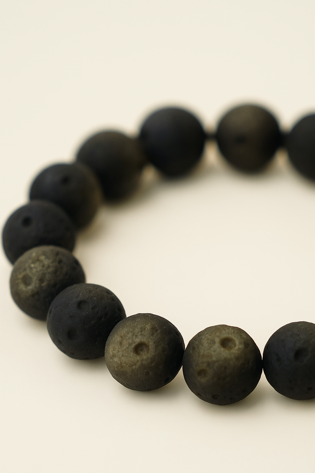 Natural Golden Obsidian Meteorite Bracelet