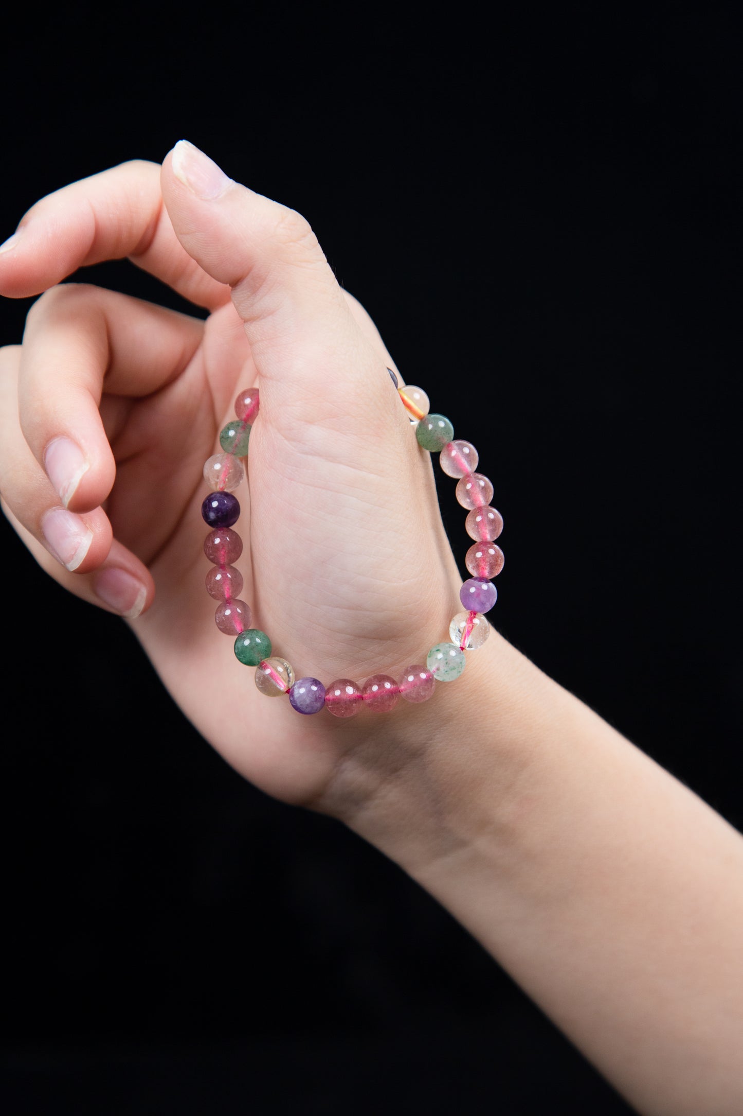 Pink Crystal Healing Bracelet