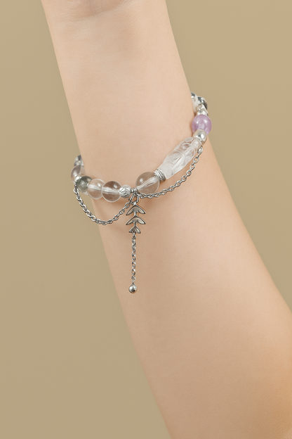 White Phantom Quartz · Amethyst · Green Phantom