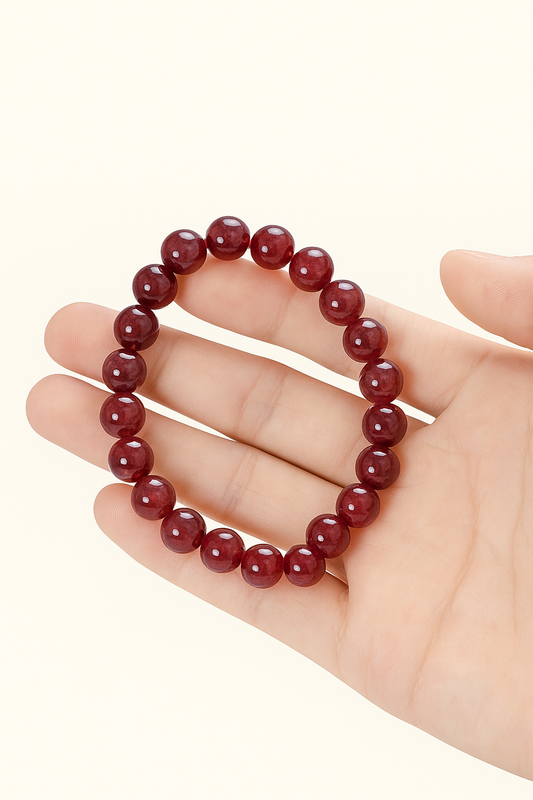 Natural Pink Crystal Bracelet